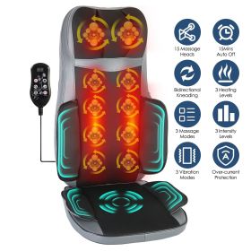 Shiatsu Neck Back Massager With Heat Full Body 3D Kneading Massage Chair Pad Multifunctional Massage Pad for Home Car Driver Seat
